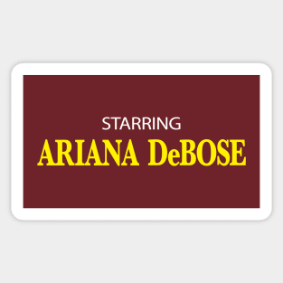 Starring Ariana DeBose Sticker